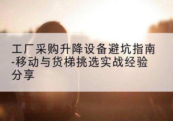 达孜移动式升降机怎么选-工厂采购升降设备避坑指南-移动与货梯挑选实战经验分享